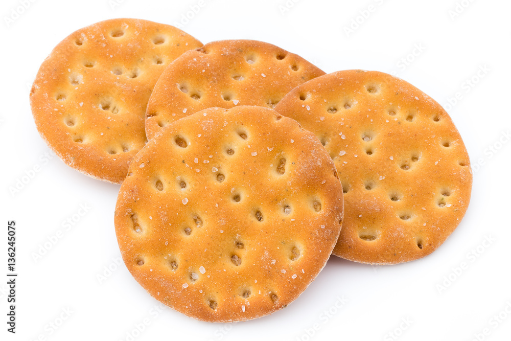 Short pastry cookies isolated on white background. Short pastry cookies isolated on white background.
