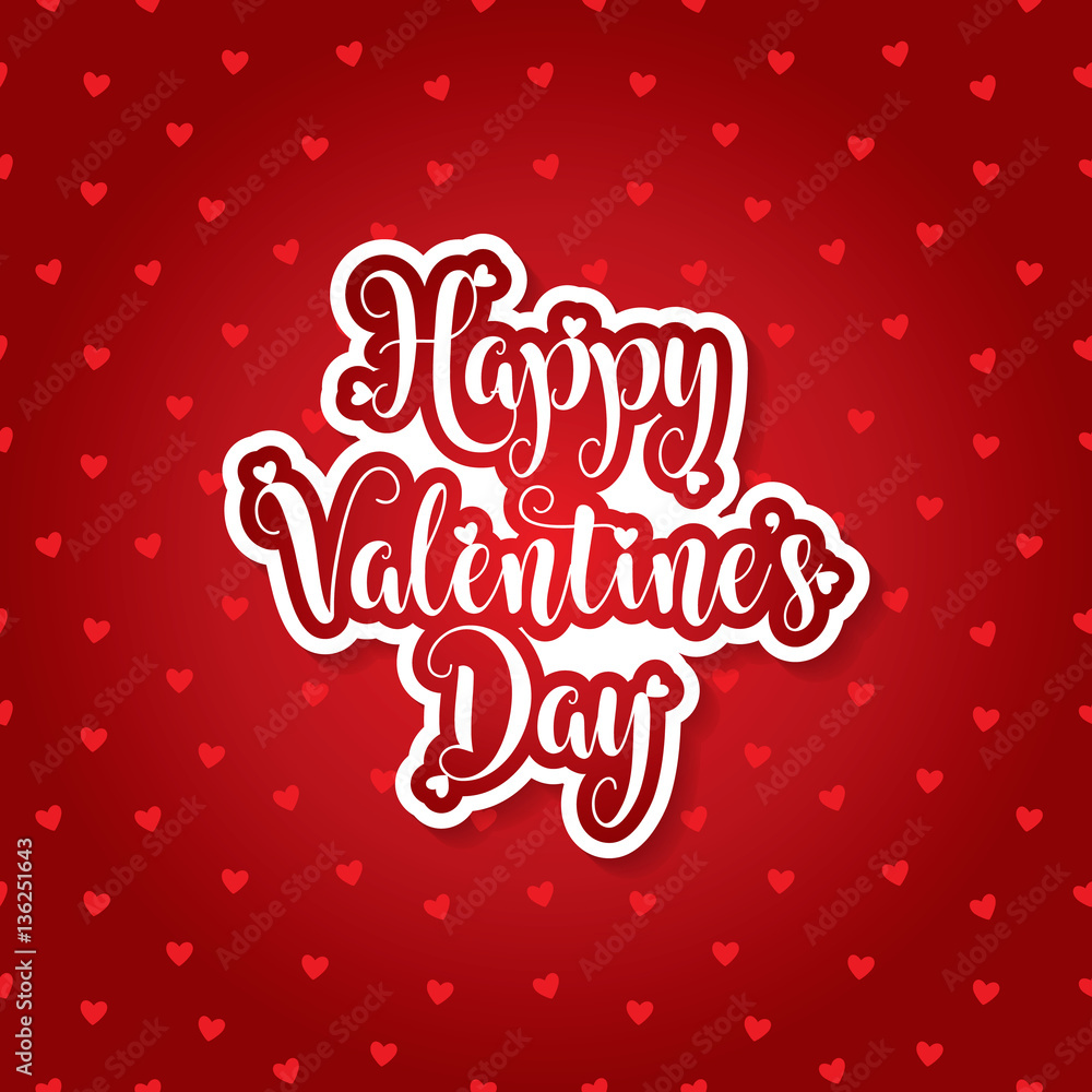 happy valentines day greeting card vector illustration happy valentines day greeting card vector illustration