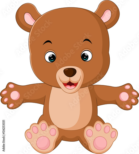 cute baby bears cartoon