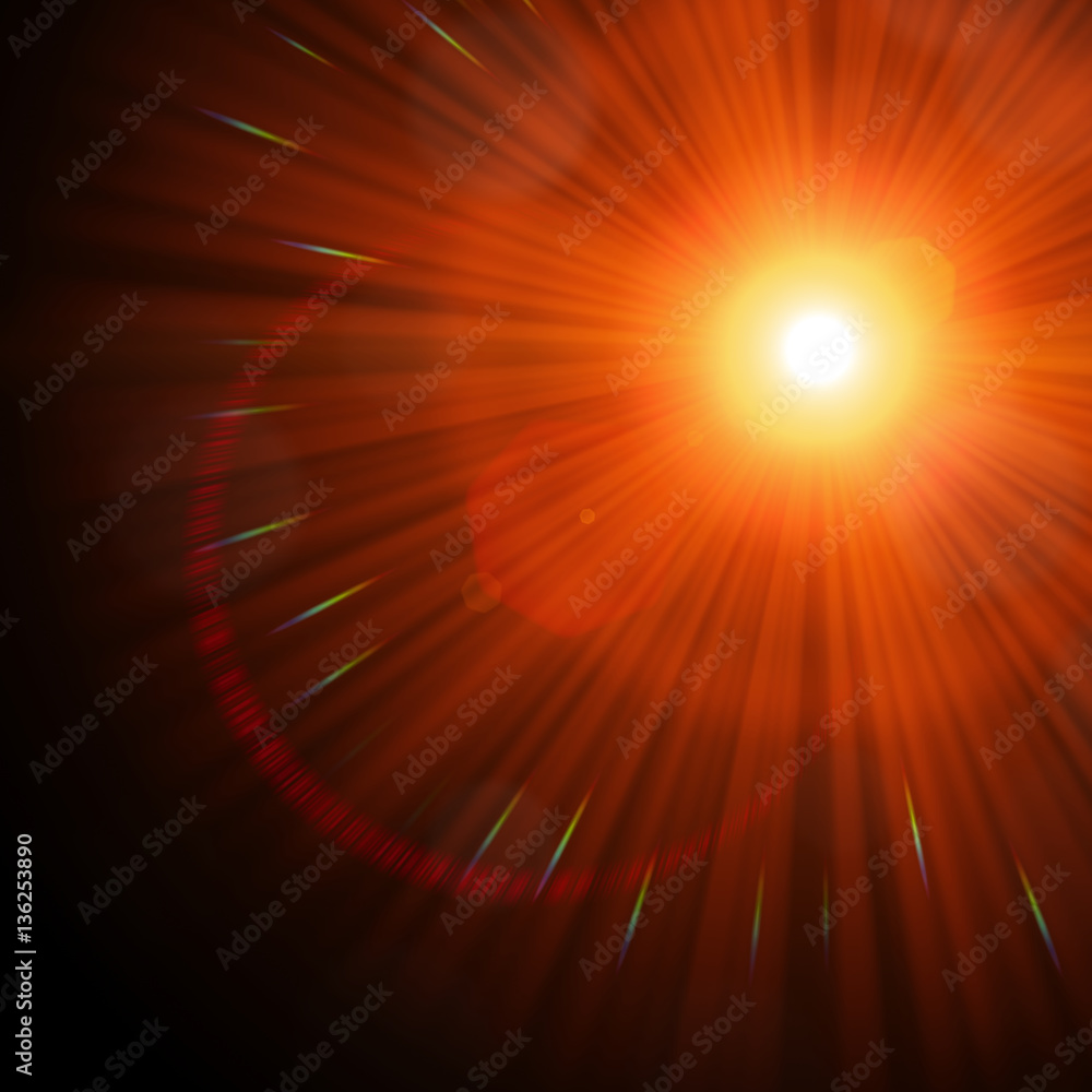 Fototapeta premium Lens flares