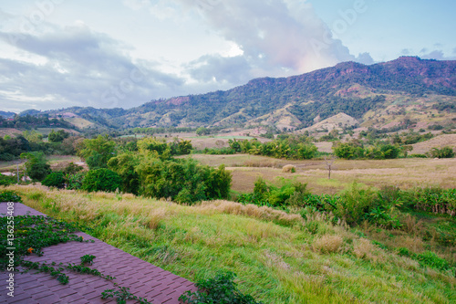 Wonderfull top hill lanscape in Thailand