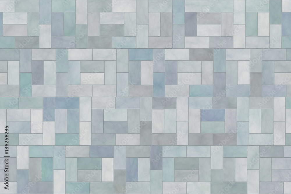 Fototapeta premium Repeating wide marble slice masonry background