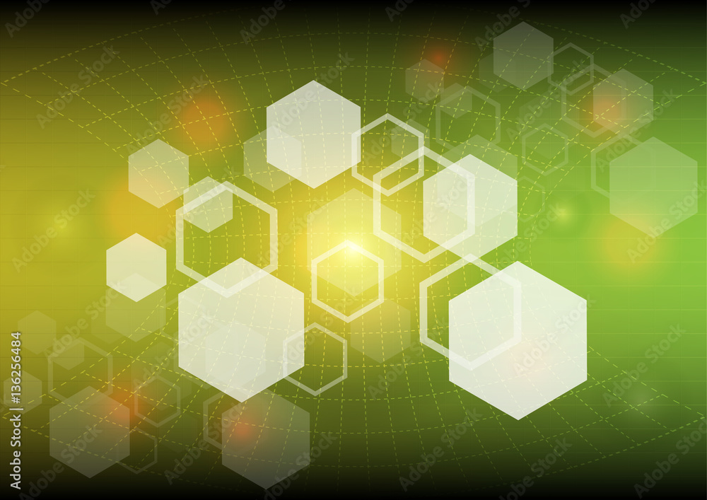Vector Abstract futuristic circuit board, Illustration high technology green color background. Hi-tech digital technology concept Vector Abstract futuristic circuit board, Illustration high technology green color background. Hi-tech digital technology concept