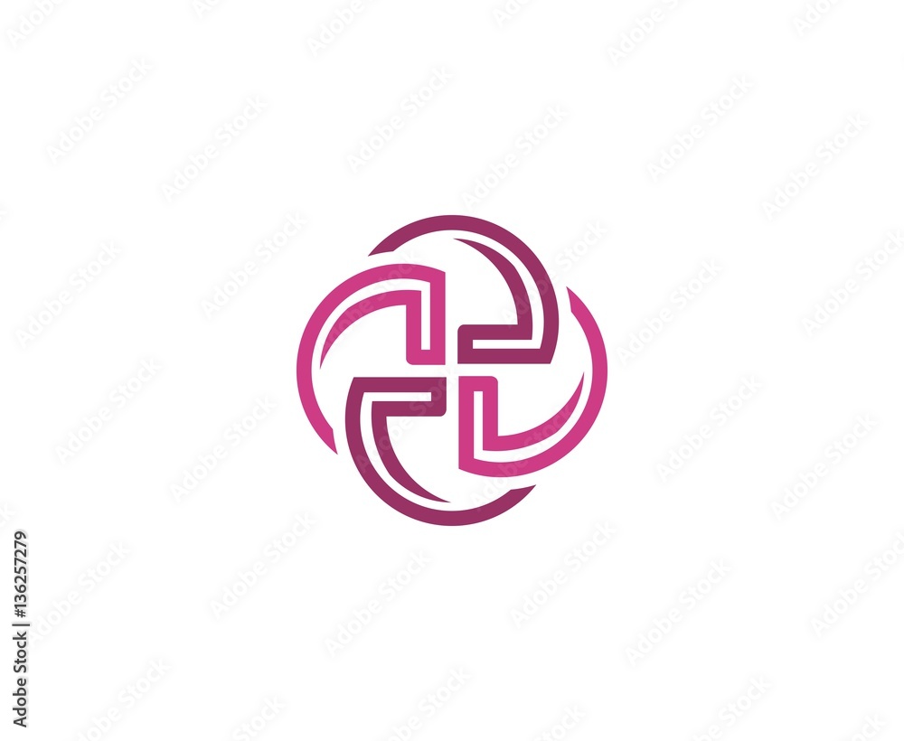 Fototapeta premium Flower logo