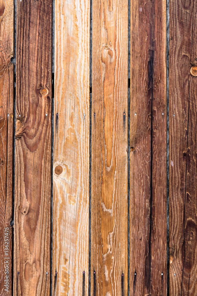 Fototapeta premium Rustic barn wood planks background textures