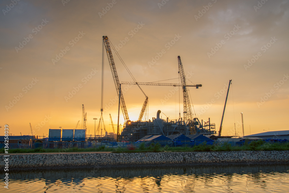 Obraz premium construction site