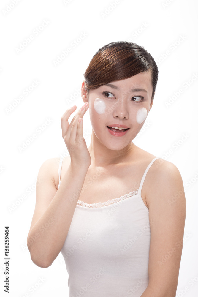 facial makeup of young asian beautiful woman facial makeup of young asian beautiful woman