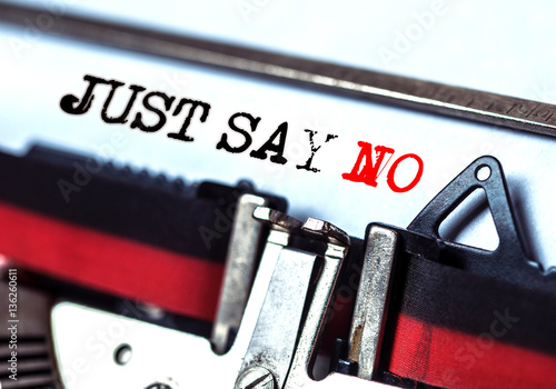 Foto just say no