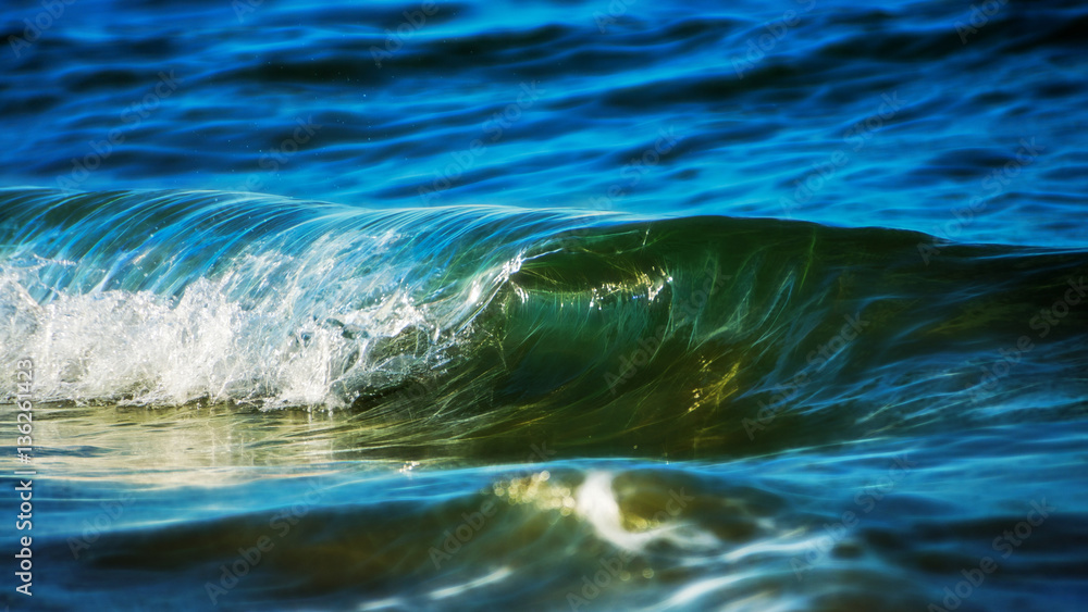 Naklejka premium Wave on the beach.