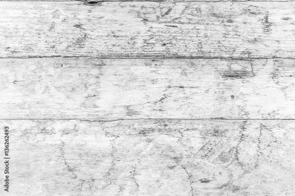 Obraz premium Black and white wood texture pattern background