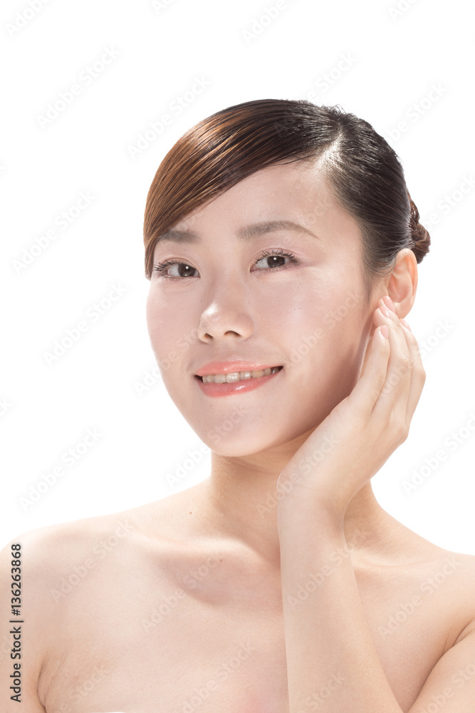facial makeup of young asian beautiful woman facial makeup of young asian beautiful woman