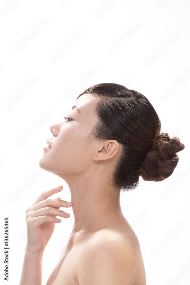 facial makeup of young asian beautiful woman facial makeup of young asian beautiful woman