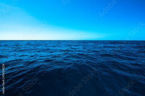 The Vast open sea, Blue dark and deep ocean