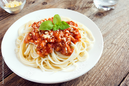 Spaghetti bolognese pasta