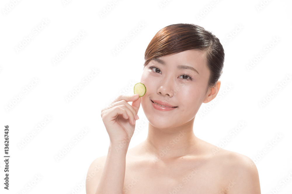 facial makeup of young asian beautiful woman facial makeup of young asian beautiful woman