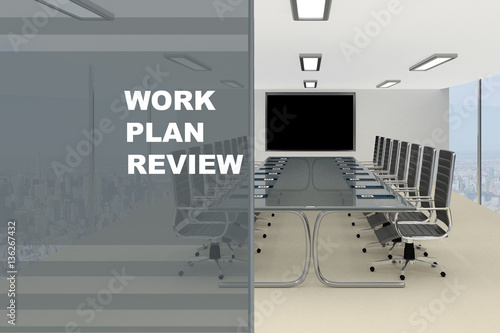 Work Plan Review concept