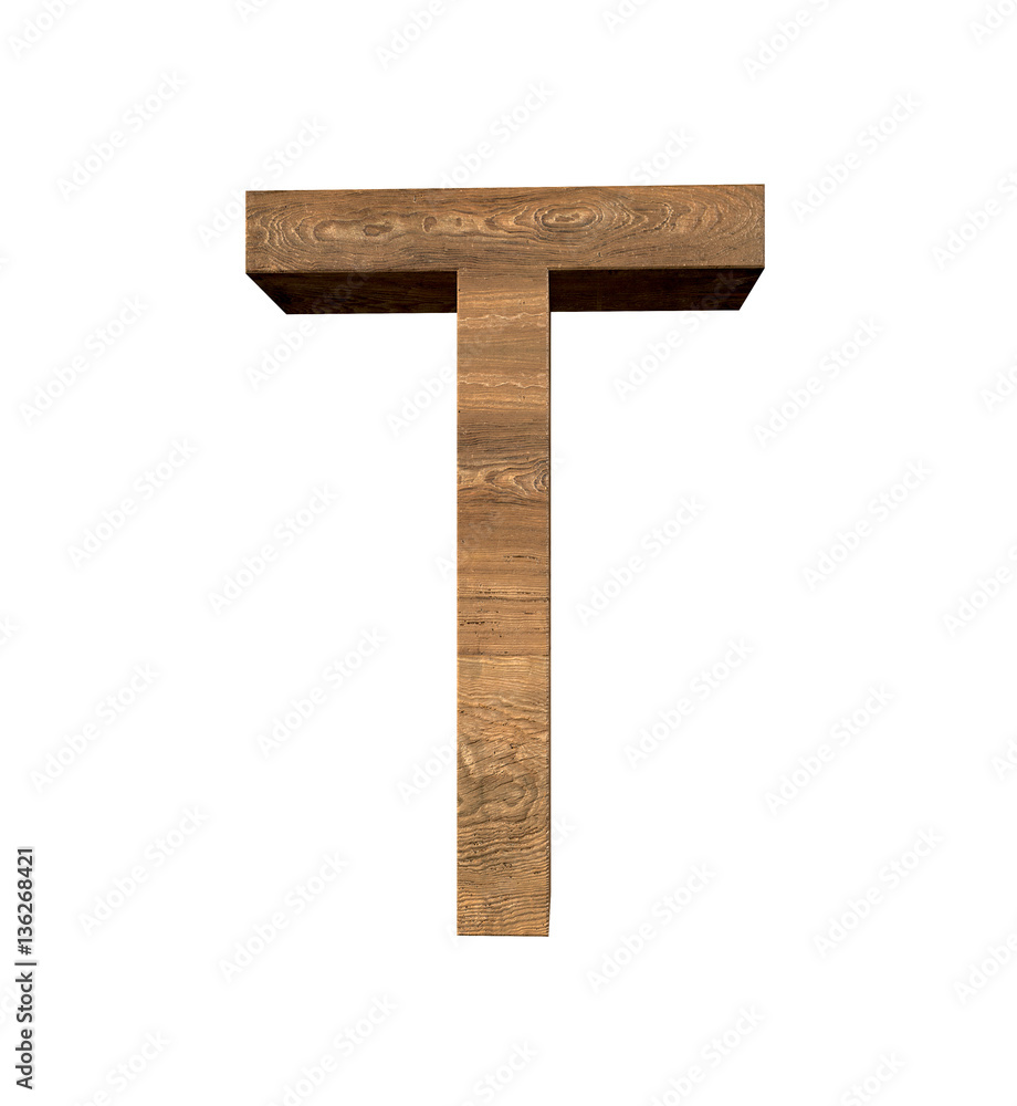 T, Wood letter, Alphabetic character