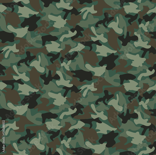 Abstract Military Camouflage Background