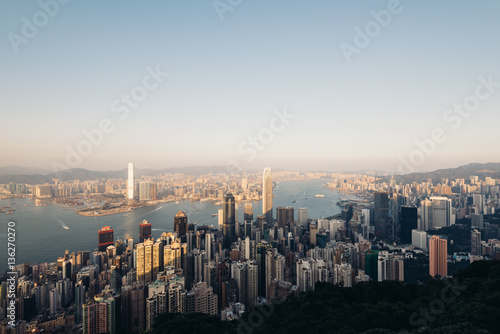 Hong Kong Skyline at Dusk.. © fazon