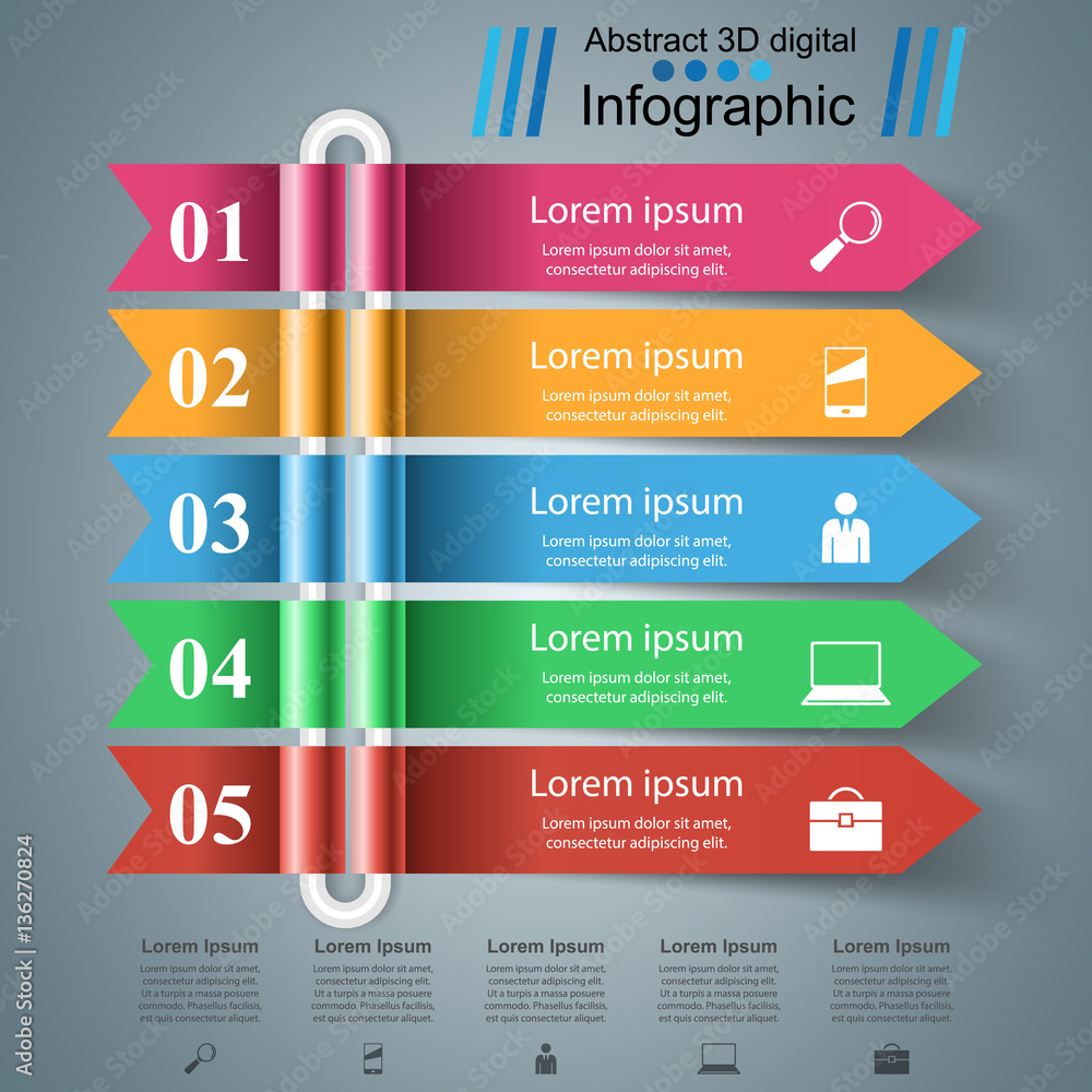 Business Infographics origami style Vector illustration. Business Infographics origami style Vector illustration.