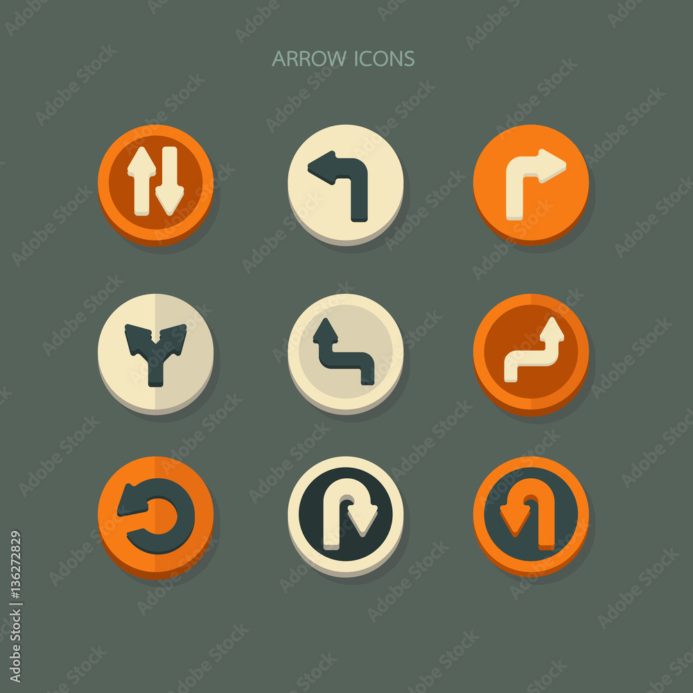 Icon Arrows Vector Icon Arrows Vector