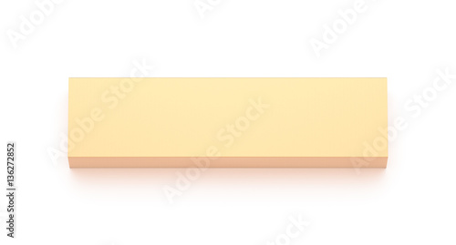 Free Download Brown corrugated cardboard box from top angle. Blank, horizontal, and rectangle shape. - GFXLoad