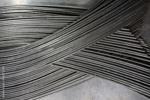 abstract metal line