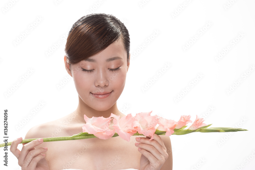 facial makeup of young asian beautiful woman facial makeup of young asian beautiful woman