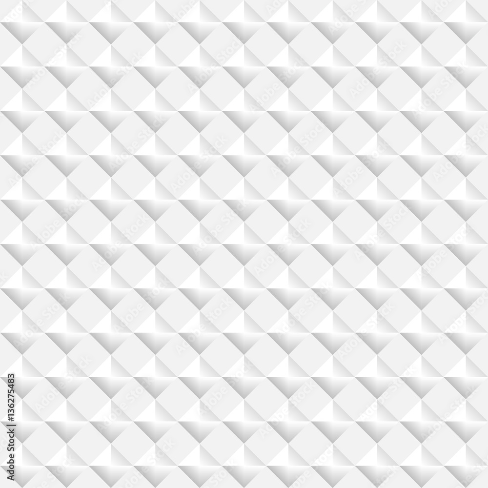 White geometric futuristic texture, seamless background White geometric futuristic texture, seamless background
