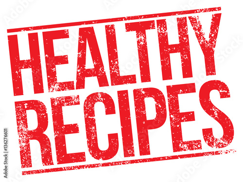 Healthy Recipes stamp