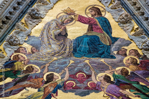 Siena, Mosaik am Dom