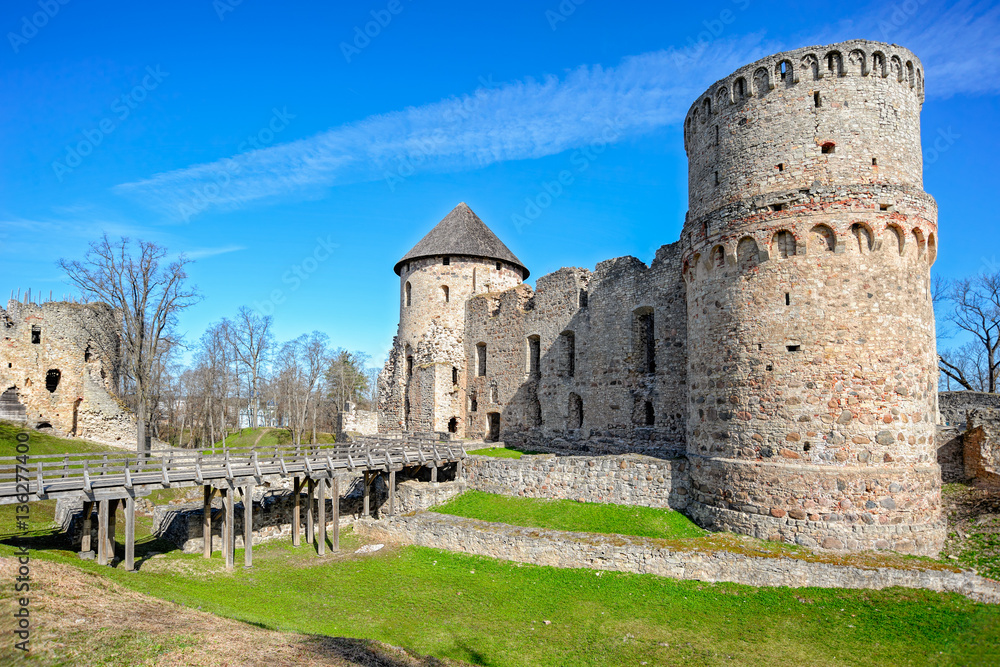 Ruins of Cesis Castle, Latvia