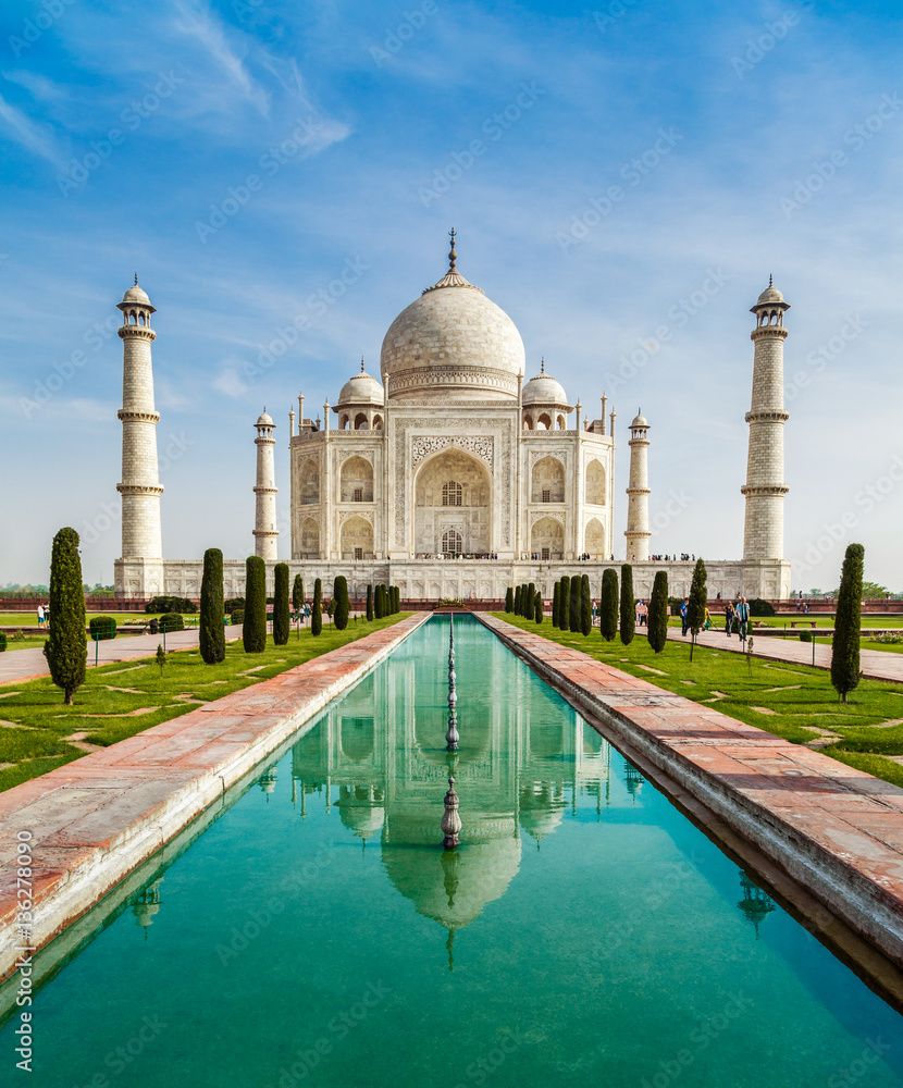 Naklejka premium Taj Mahal, India