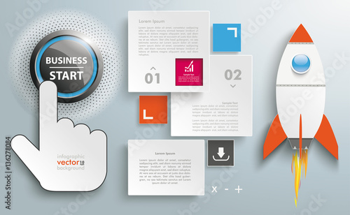 Rectangles Template Business Start Click Rocket