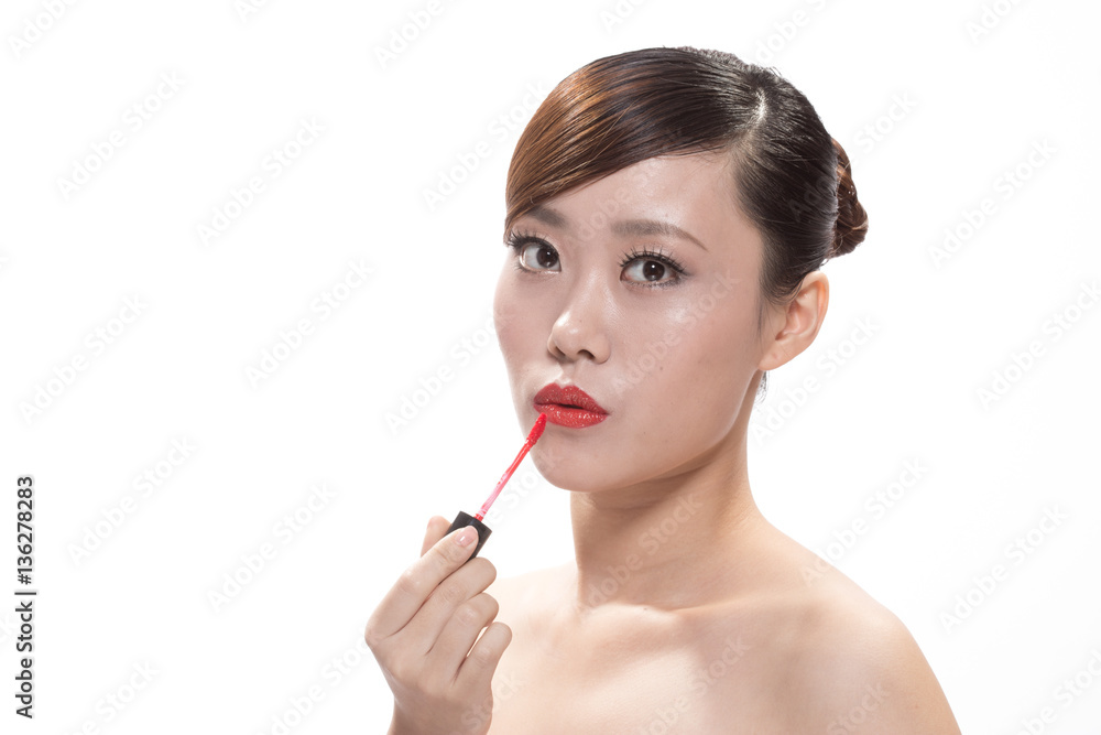 facial makeup of young asian beautiful woman facial makeup of young asian beautiful woman