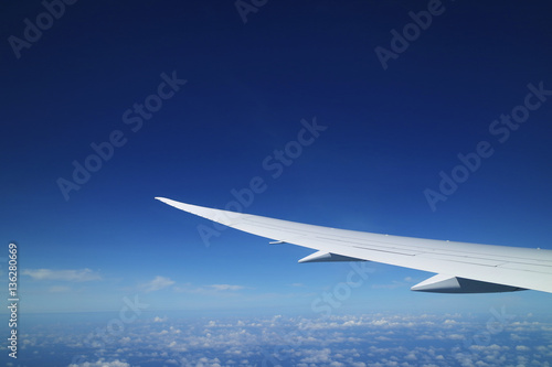 飛行機から見た青空 Blue sky seen from an airplane