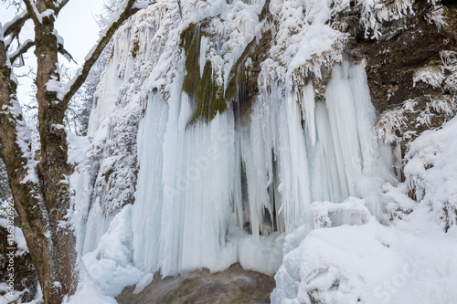 Schleierfälle im Winter photo