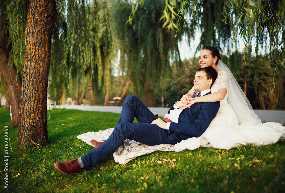 groom made picnic for his wonderful wife groom made picnic for his wonderful wife