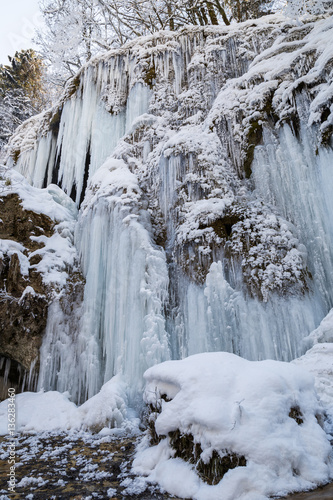 Schleierfälle im Winter