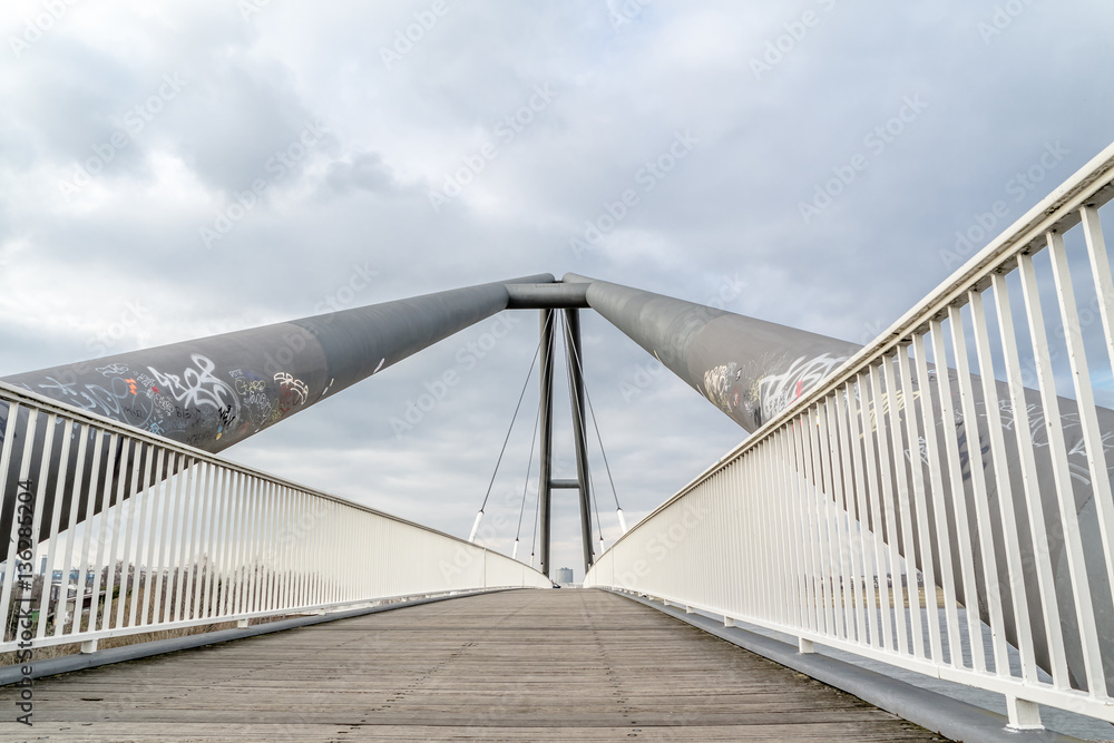 Harbour bridge in Duesseldorf