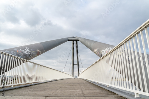 Harbour bridge in Duesseldorf