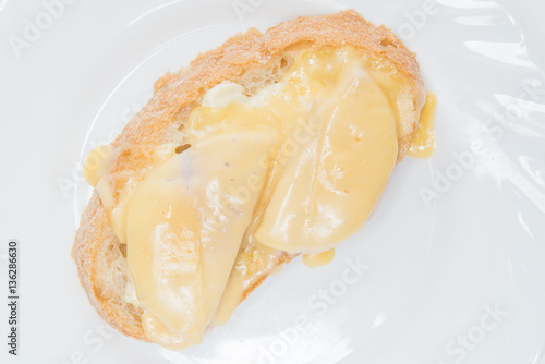 Ugly grilled ham and swiss cheese sandwich