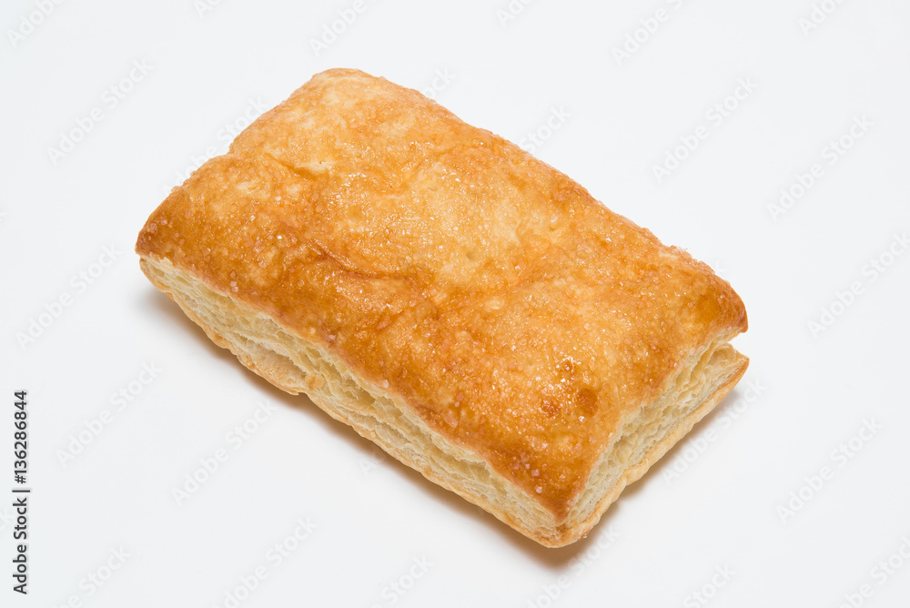 Sticky Bun Isolated on White Background