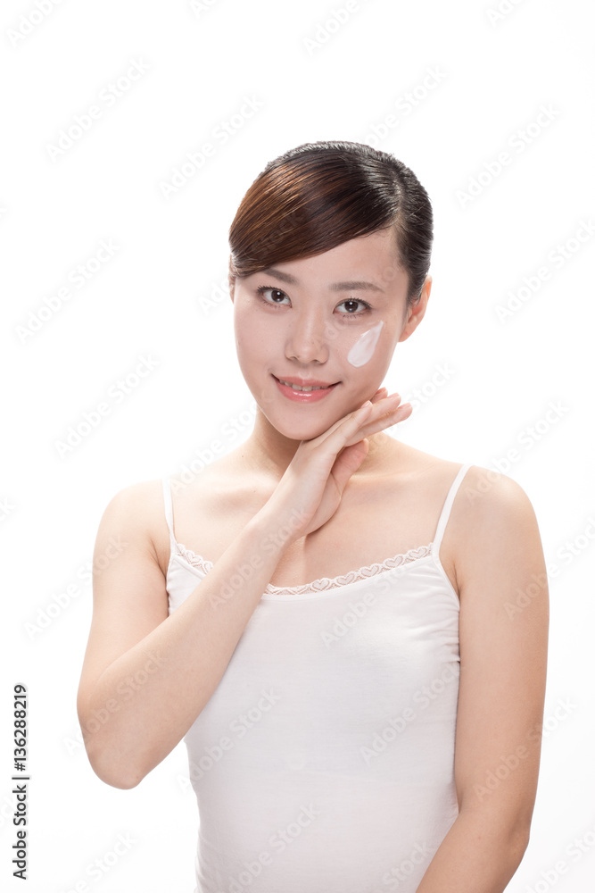 facial makeup of young asian beautiful woman facial makeup of young asian beautiful woman