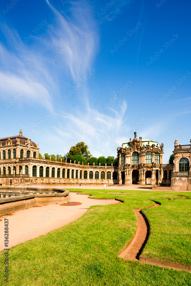 Zwinger palace in Dresden, Germany