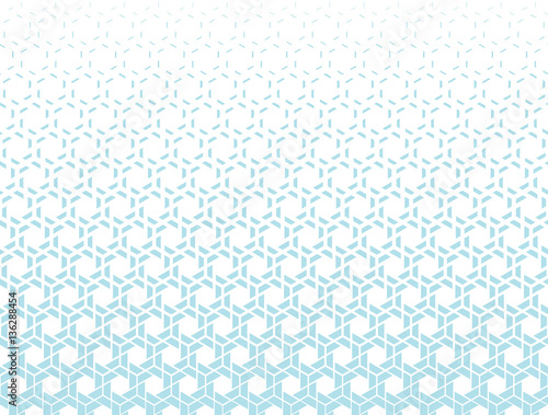 Abstract geometry blue hipster fashion halftone pattern