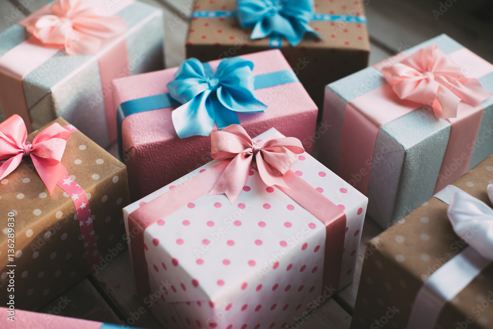 Gift boxes. Gift boxes.