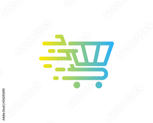 Quick Shop And Shopping Logo Design Element