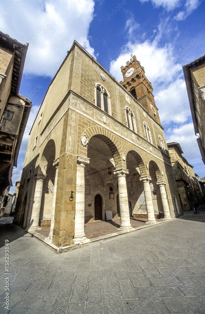 UNESCO World Heritage City, Pienza, Italy, Tuscany