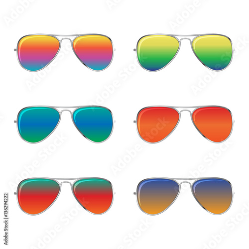 Sunglasses with palms